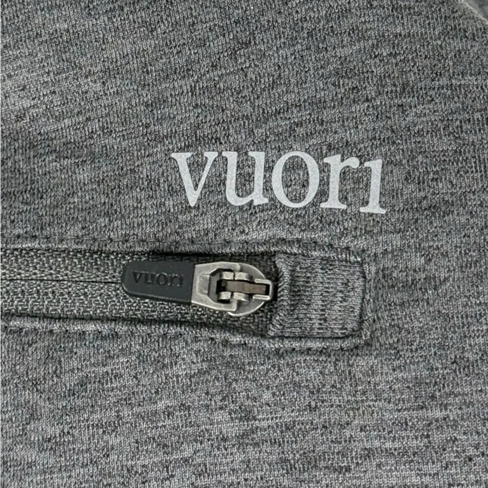 Vuori Mens XL Sunday Performance 7" Shorts Elastic Waist Pockets V381 Gray EUC - Picture 11 of 11